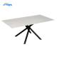 1800*900mm Modern Custom Fixed Ceramic top Dining Table, KD, for indoor usage