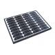 60 Watt Black Frame Monocrystalline Solar Panels For 12v Battery Charger Off Grid