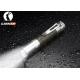 Portable Mini LED Flashlight Stainless Steel Clip 14500 Battery Powdered
