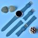 Custom Women Men Sport Silicone Watch Strap , 22mm Smart Watch Band Blue