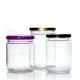 Rectangular 4 Oz 3 Oz Spice Jars Freezer Safe Glass Containers With Metal Lid