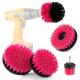 Pack Of 5 Power Scrubber Drill Brush Kit For Cleaning