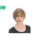 27T613 Highlight Color Short Synthetic Hair Wigs / Fashion Natural Look Hair Wigs