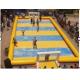 Children Inflatable Soccer Field / Inflatable Football Pitch For Coaching
