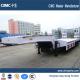 tri-axles 30 tons low bed trailer