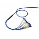 12 Core LC UPC MTP Fanout Cord , 1310nm ISO9001 Optical Breakout Cord