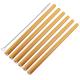 Biodegradable Bamboo Natural Drinking Straws For Coffee Cold Drinking