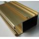 Anodized Gold Aluminum Furniture Profile