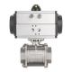 Nominal Pressure Pn1.6MPa 3PC Stainless Steel 304 Thread Ball Valve with Mounting Pad