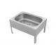 600*430mm Outdoor Farm Stainless Steel Sink Stand Electroplating