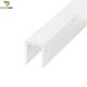 Flat Decorative 6063 Aluminum U Channel , Tile To Wall Transition Trim 8×10mm