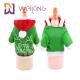 Christmas Hoodie Puppy Winter Clothes With Santa Claus Snowman Elk Dog Cat Winter Clothes