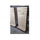 Metal Frame Slatwall Display Stand Two Sides 1200 * 450 * 1380MM Multi - Funcutional