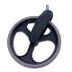 Swivel Thread Thermoplastic Wheelchair Front Casters Replacement