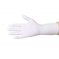 White Soft Disposable Plastic Gloves Latex Examination Gloves Good Performance