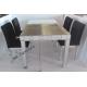 Customized Size Toughened Glass Dining Table , Home Mirrored Dining Furniture