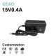 15V 0.4A Wall Mount Power Adapters For Factory Router TV Car Cigarette Lighter Christmas Tree