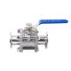 3 PC Clamp Ball Valve with ISO 5211 Normal Temperature and NPT/Bsp/BSPT Connection