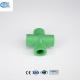 Ppr Pipe Fitting 4 Path Cross For Water Supply