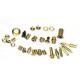 Mirror Polished Brass Electrical Parts , Brass Machined Parts ISO 9001 Certified