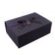 Custom Luxury Cosmetic Box Black White Boutique Cosmetic Package Gift Box