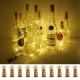 LoveNite Wine Bottle Lights with Cork, String Lights for DIY, Party, Decor, Christmas, Halloween,Wedding(Warm White)