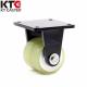 800kg Nylon Caster Wheels Fixed Rigid Flange Outdoor Industrial Casters