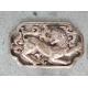 Decorative Metal Animal Sculptures , Ancient Bronze Wall Relief Sculpture