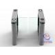 Facial Detection SUS304 Swing Gate Turnstile For Check Out Counter