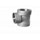 Duplex Steel Forged Pipe Fittings Equal Tee ASTM A815 UNS S31803 ANSI B16.9