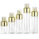 50ml 150ml Plastic Cosmetic Spray Bottle Golden Press Fine Mist Pump Sprayer