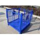 Full Security Metal Stillage Pallets Cage With Detachable Gates 2000Kg Load