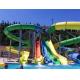 OEM Water Entertainment Equipment Fiberglass Slide For Amusement Park