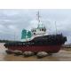 Marine Lifting Barge Launching Airbags Anti High Pressure Black Inflatable Rubber Airbag