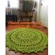 Handmade crochet rug,Acrylic blanket knit carchet,Hand knit blanket