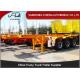 Tri Axles Chassis Container Trailer For  40ft Container Transportation