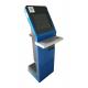 Metal 64 Keyboards 15Inch Self Service Touch Screen Kiosks Library Kiosk Machine