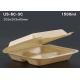 Disposable plastic tray Take away food packaging container lunch box
