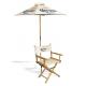 China LFurniture Wooden Director Chair with Beach Umbrella-3