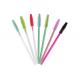 50 pcs/pack Silicone Disposable Eyelashes Brush And Lash Comb mascara Wand Plastic Handle Different Color