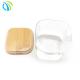 16oz 200ml Glass Food Storage Jars Round  11.8 Bamboo Lid Containers