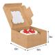 Flourish Arrivals Cake/Bakery/Candy Folding Window Boxes with Lids Packaging Solution using 100% Recycled Material Paper