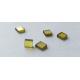 SCD-RS Yellow HPHT Synthetic Diamonds , Single Crystal Diamond Good Transparency