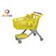 Poly Plastic Unfolding Grocery Shopping Trolley For Supermarket