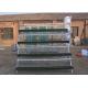 Steel Battery Type Breeding Cages Poultry Farming Equipment With Trough