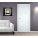 WPC Painting Internal Door , Solid Foam White Wooden Bedroom Door 45mm Thickness