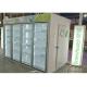 R404a Commercial Glass Door Fridge Refrigeration Equipment Walk In Cold Room