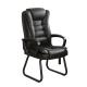Comfortable Sedentary Brown Bow Sleep Lumbar Protector Recliner PC Chair for Conference
