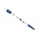 Low Insertion Loss Fiber Optic Cable Connectors Singlemode / Multimode Blue