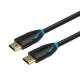 Male To Male Connector 4k 1080p Hdmi Cable Coaxial Type Braid Shielding